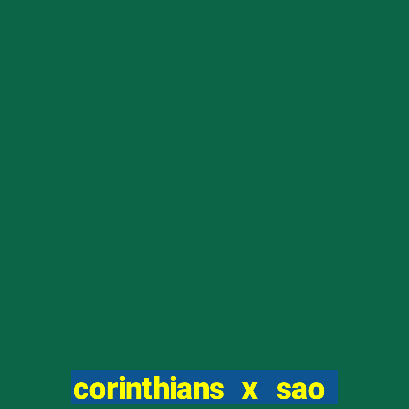 corinthians x sao paulo 9x2